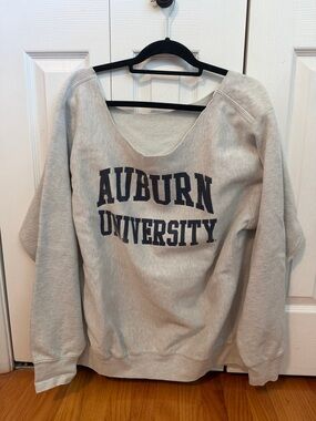 Auburn University Light Gray Cutoff Sweatshirt